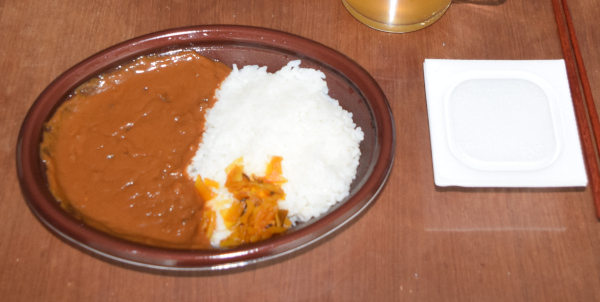 カレーと納豆